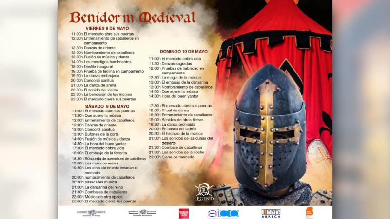 El Parque de Elche de Benidorm alberga este fin de semana una nueva edición del Mercado Medieval